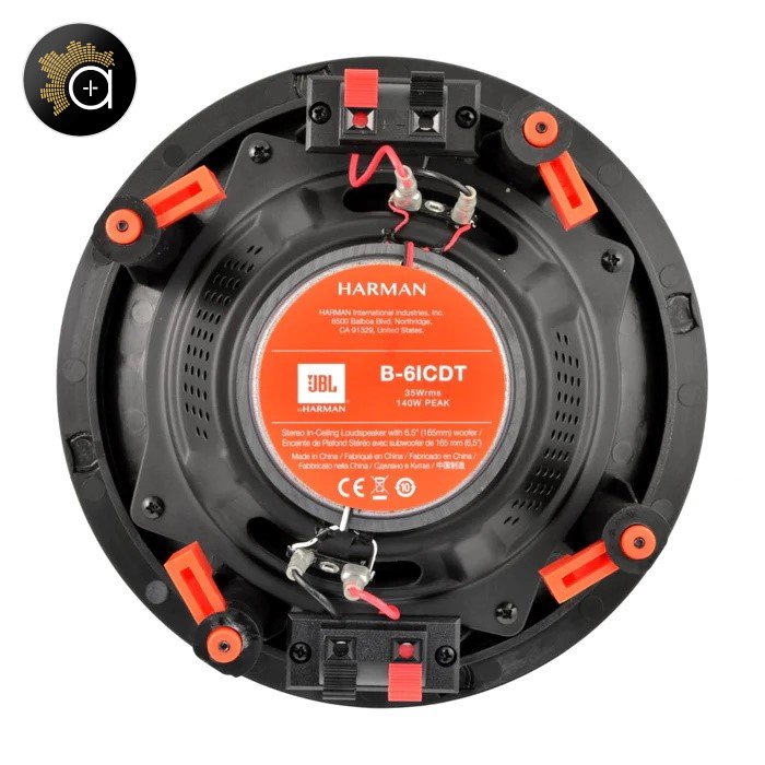 JBL B 6ICDT - vestavný stereofonní reproduktor, 6,5"- 35 W bílý - kulatý