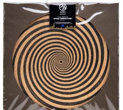 Audio Anatomy Cork Spiral Design slipmat