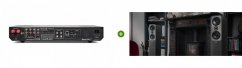 Set Roksan Attessa Streaming Amplifier (stříbrná) + Q Acoustics Concept 50(Bílá)