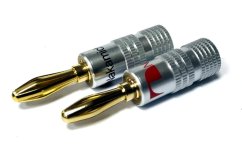 Nakamichi Banana Plugs N0534 (pár) - reproduktorové konektory