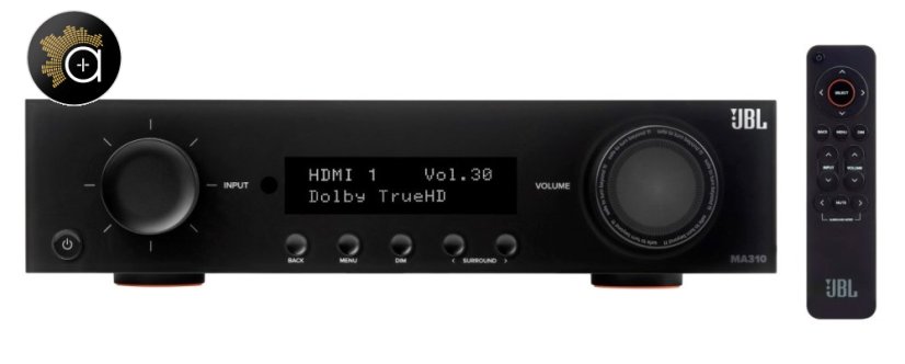 JBL MA310 - AV zesilovač 5.2, 60 W, 4K, Bluetooth