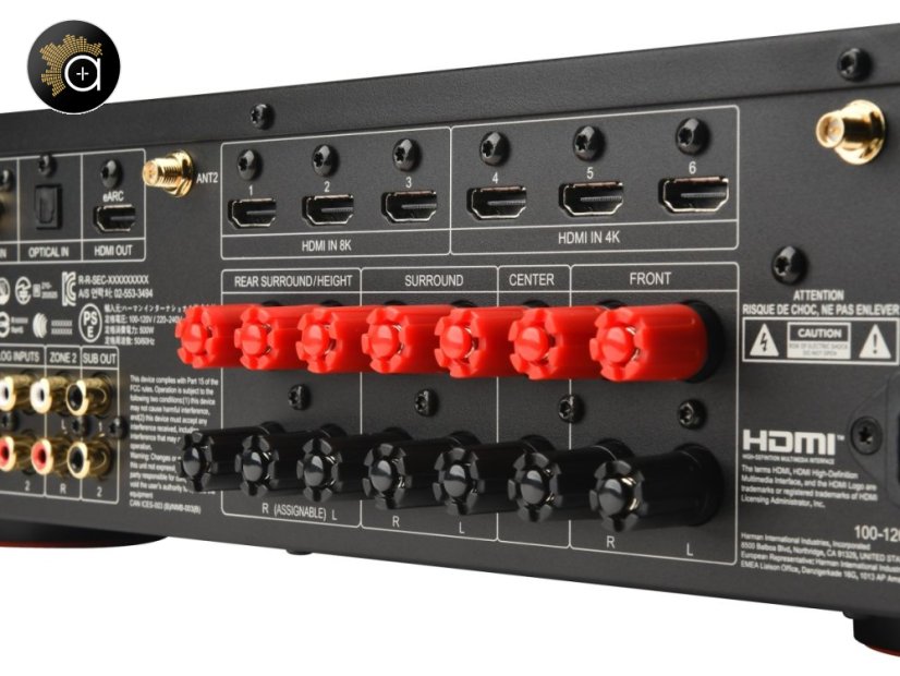 JBL MA710 - AV zesilovač 7.2, 110 W, 8K, Wi-Fi, Bluetooth, Dolby Atmos + Vision