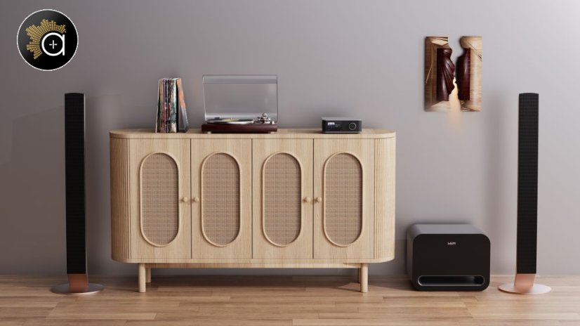 WiiM Sub Pro - aktivní subwoofer s aplikací pro nastavení