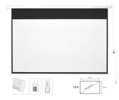 Fonestar PPEL-16106-BA - Electrické projekční plátno 16:9, 106", dálkový ovladač v ceně