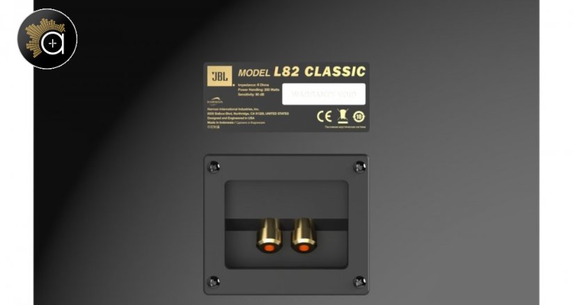 JBL L82 CLASSIC Black Edition - 2-pásmové vintage reprosoustavy - černý piano lak