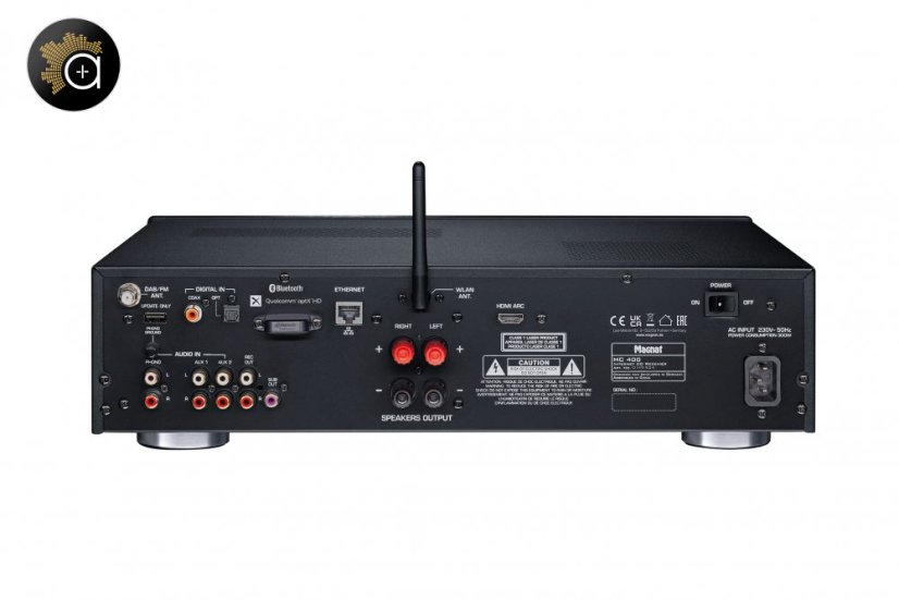 MAGNAT MC-400 - stereo receiver s CD přehrávačem a streamerem