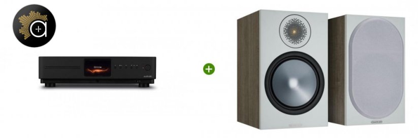 Set Audiolab Omnia (černá) + Monitor Audio Bronze 100(Urban Grey)