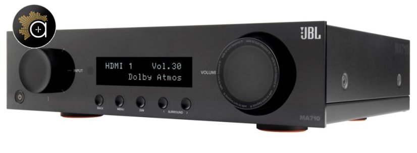 JBL MA710 - AV zesilovač 7.2, 110 W, 8K, Wi-Fi, Bluetooth, Dolby Atmos + Vision