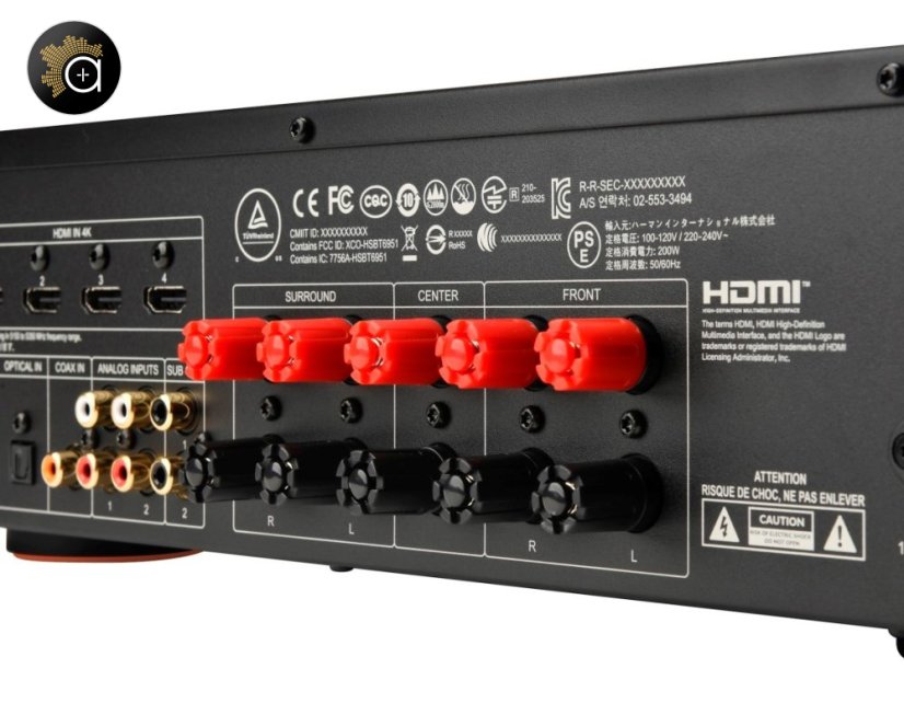 JBL MA310 - AV zesilovač 5.2, 60 W, 4K, Bluetooth