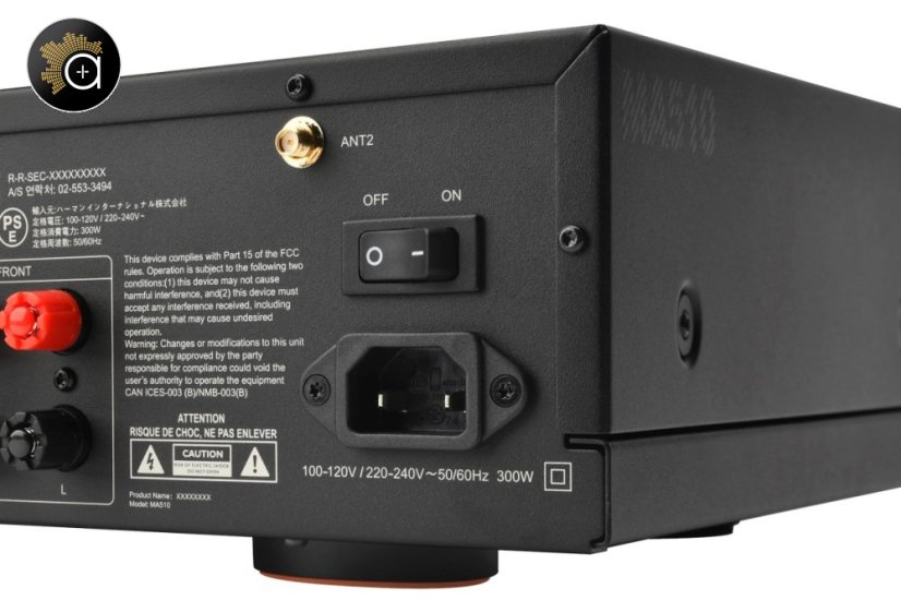 JBL MA510 - AV zesilovač 5.2, 75 W, 8K, Wi-Fi, Bluetooth, Dolby Vision