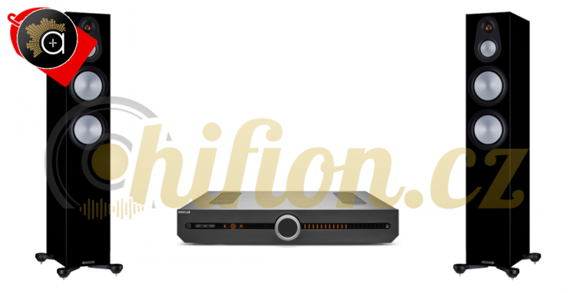 Set Roksan Attessa Streaming Amp (černý) + MA Silver 300 7G