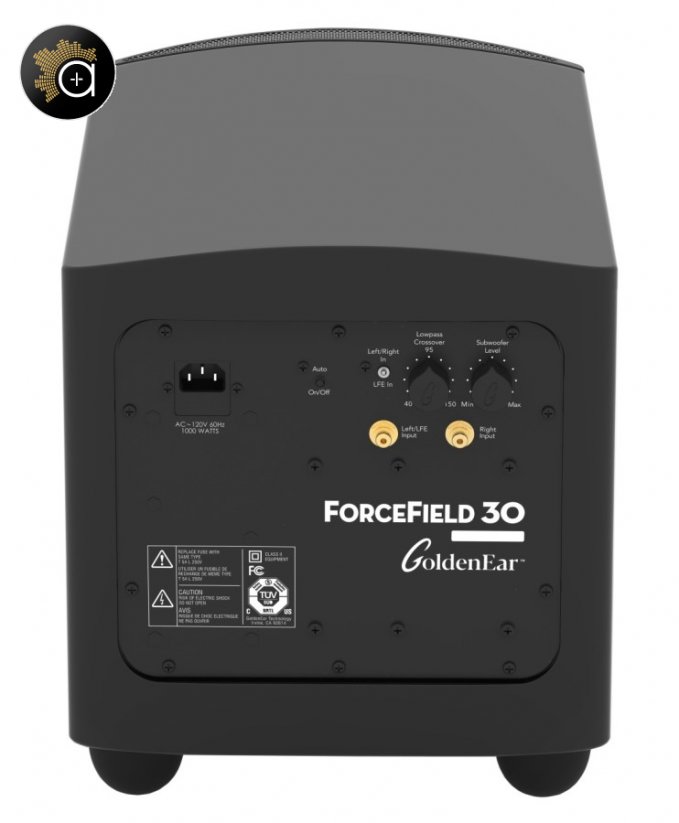 GoldenEar ForceField 30 - aktivní subwoofer, 8", 1000 W