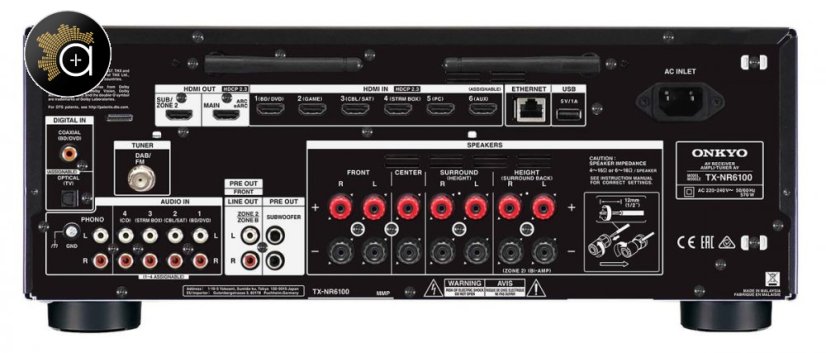 ONKYO TX-NR6100 - 7.2 kanálový AV receiver s podporou 8K videa