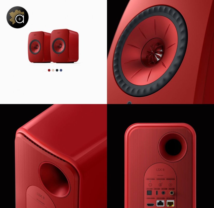 KEF LSX II - druhá generace aktivních reproduktorů v novém designu a vylepšeným zvukem