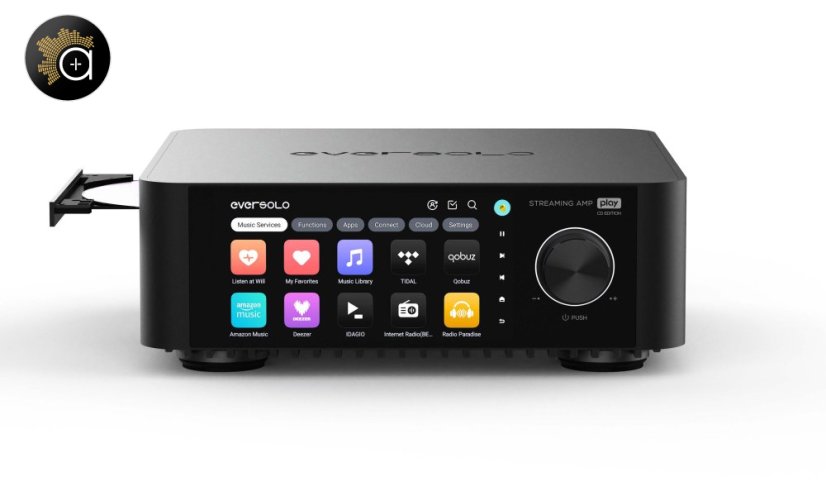Eversolo Play CD - zesilovač se streamerem a 5,5" dotykovým displayem a CD přehrávačem