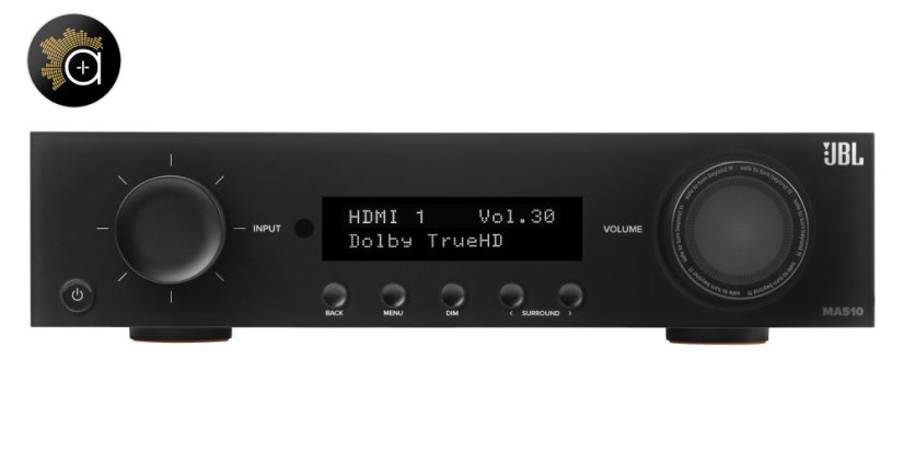 JBL MA510 - AV zesilovač 5.2, 75 W, 8K, Wi-Fi, Bluetooth, Dolby Vision