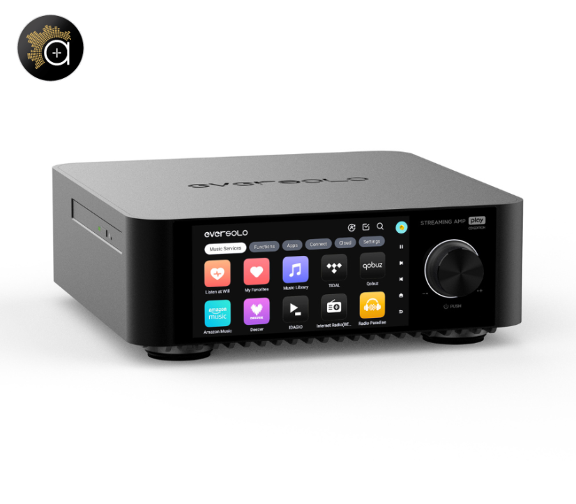 Eversolo Play CD - zesilovač se streamerem a 5,5" dotykovým displayem a CD přehrávačem