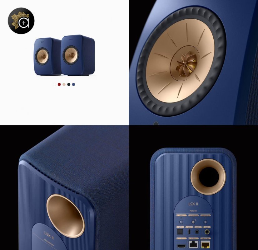 KEF LSX II - druhá generace aktivních reproduktorů v novém designu a vylepšeným zvukem