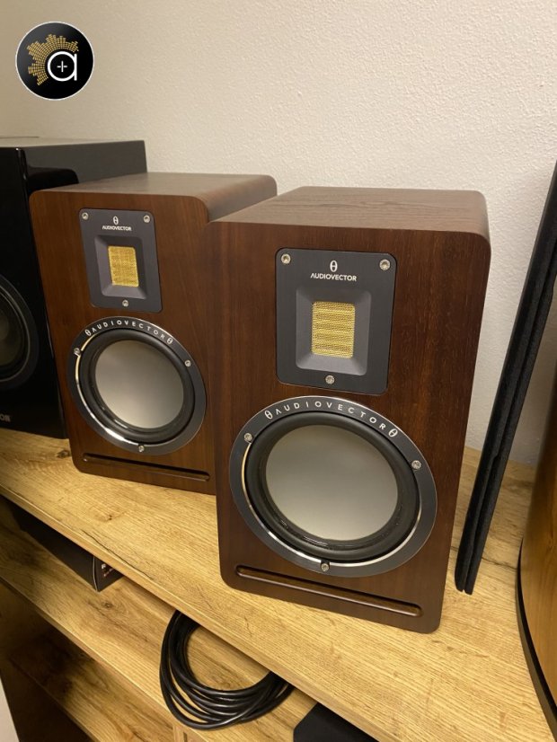 Audiovector QR 1 - walnut - demo pár ze studia