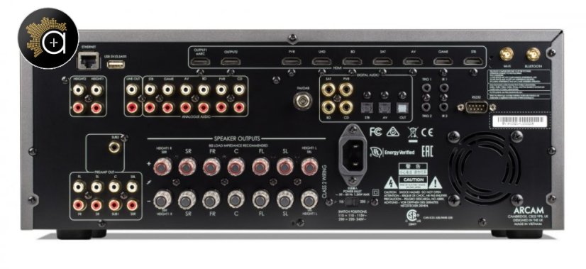 Arcam HDA AVR11 - 8K AV receiver s podporou AURA 3D