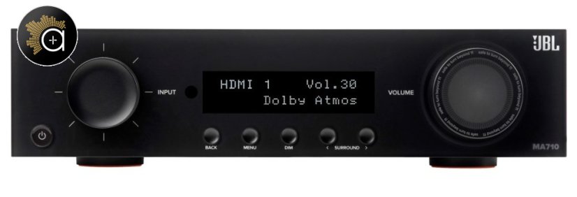 JBL MA710 - AV zesilovač 7.2, 110 W, 8K, Wi-Fi, Bluetooth, Dolby Atmos + Vision