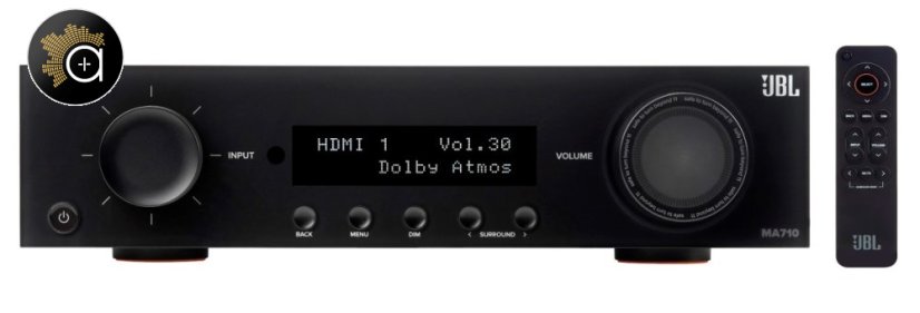 JBL MA710 - AV zesilovač 7.2, 110 W, 8K, Wi-Fi, Bluetooth, Dolby Atmos + Vision