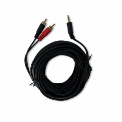 Lithe Audio - prodlužovací kabel 10m, stereo RCA  3,5 mm jack