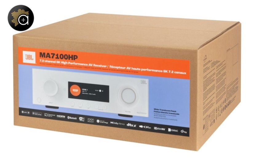 JBL MA7100HP - AV receiver 7.2, 125 W, 8K, Wi-Fi, Bluetooth, Dolby Atmos + Vision