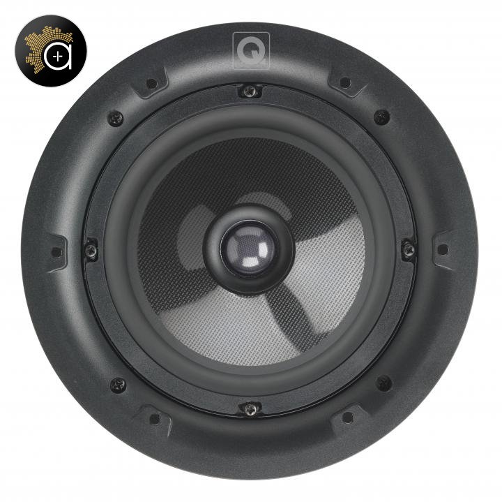 Q ACOUSTICS QI 65CP - vstavaný reproduktor do stropu, okrúhla mriežka