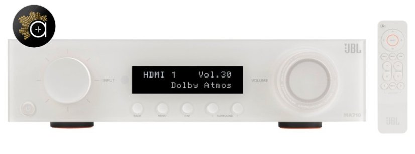 JBL MA710 - AV zesilovač 7.2, 110 W, 8K, Wi-Fi, Bluetooth, Dolby Atmos + Vision