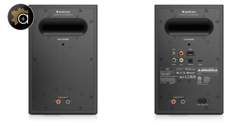 Audio Pro A28 - aktívne reproduktory s podporou AirPlay 2 a Google Cast