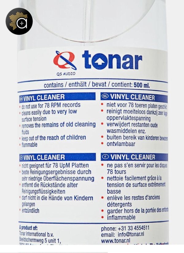 Tonar QS Vinyl Cleaner 1L