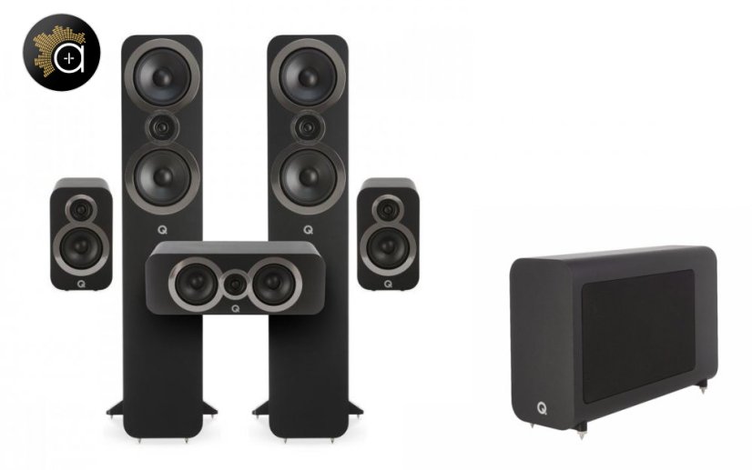 Q Acoustics 5.1 set (3050i, 3010i, 3090Ci, 3060Si)