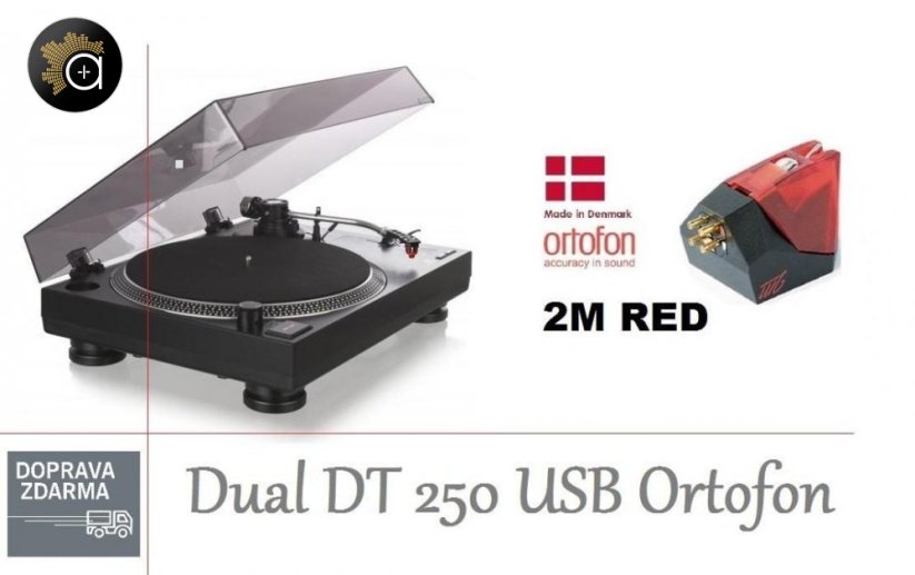 Dual DT 250 USB + Ortofon 2M Red