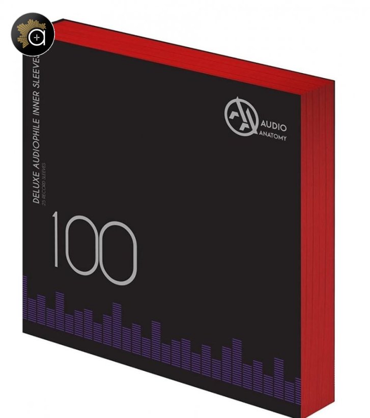 Audio Anatomy 12” Inner Sleeves, 50 ks (červené)