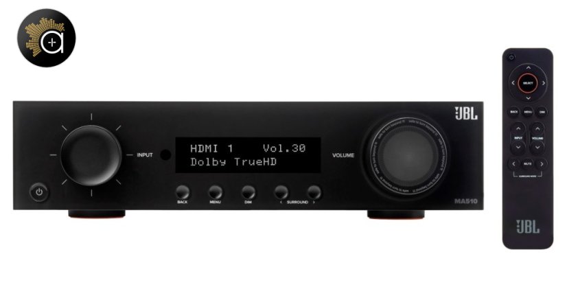 JBL MA510 - AV zesilovač 5.2, 75 W, 8K, Wi-Fi, Bluetooth, Dolby Vision