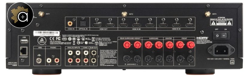 JBL MA7100HP - AV receiver 7.2, 125 W, 8K, Wi-Fi, Bluetooth, Dolby Atmos + Vision