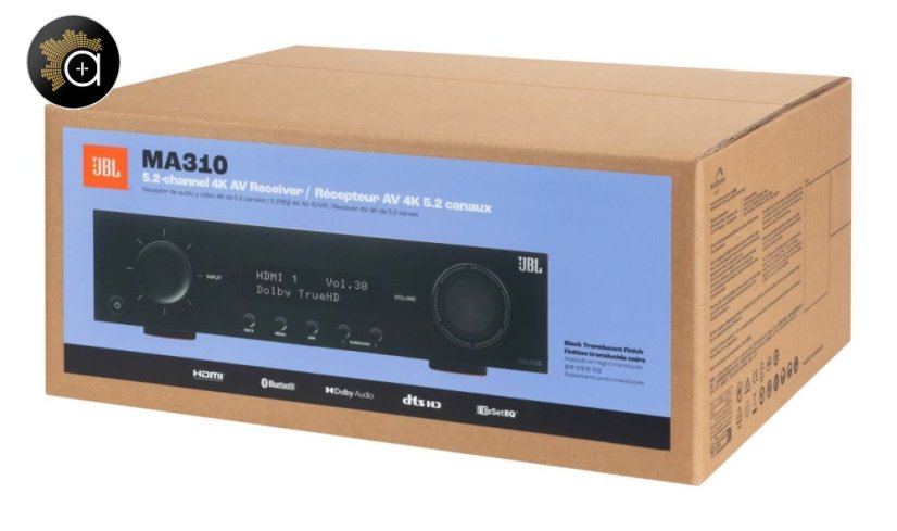 JBL MA310 - AV zesilovač 5.2, 60 W, 4K, Bluetooth