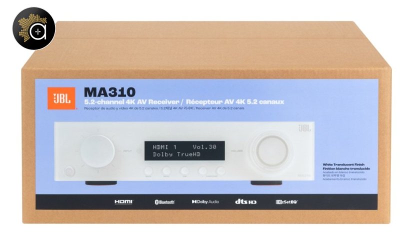 JBL MA310 - AV zesilovač 5.2, 60 W, 4K, Bluetooth