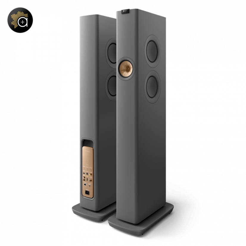 KEF LS60 wireless - aktívne stĺpové reproduktory s perfektným designom a zvukom