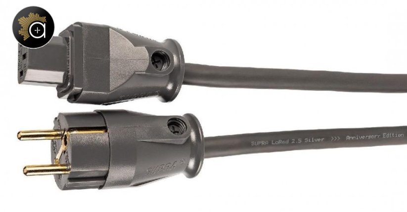 Supra Cables LoRad MD06-EU/SP SPC BLACK - Silver Edition + LoRad 2.5