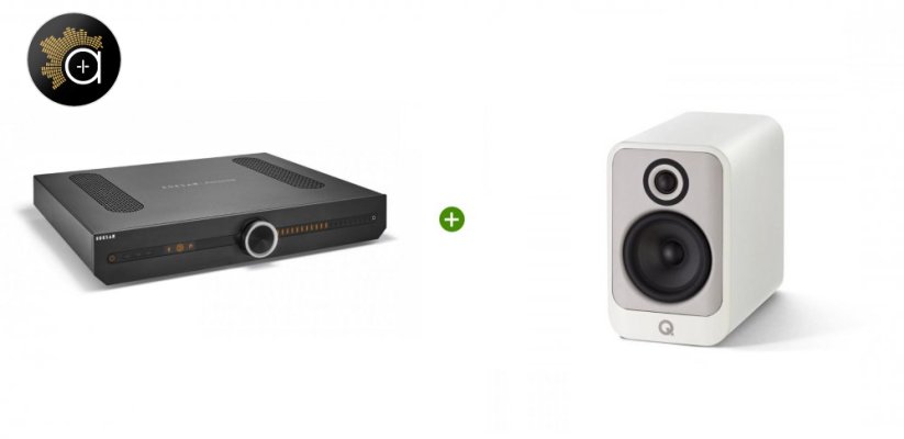 Set Roksan Attessa Streaming Amplifier (černá) + Q Acoustics Concept 30(Bílá)