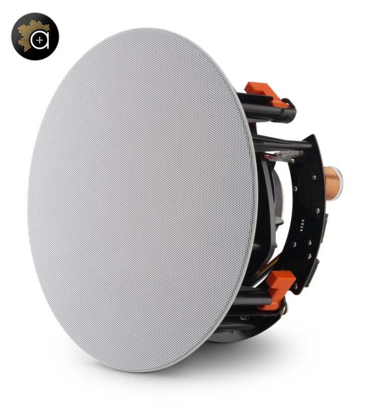 JBL STUDIO 2 8IC - vestavný reproduktor, 8"- 100 W bílý - kulatý