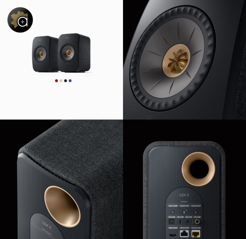 KEF LSX II - druhá generace aktivních reproduktorů v novém designu a vylepšeným zvukem