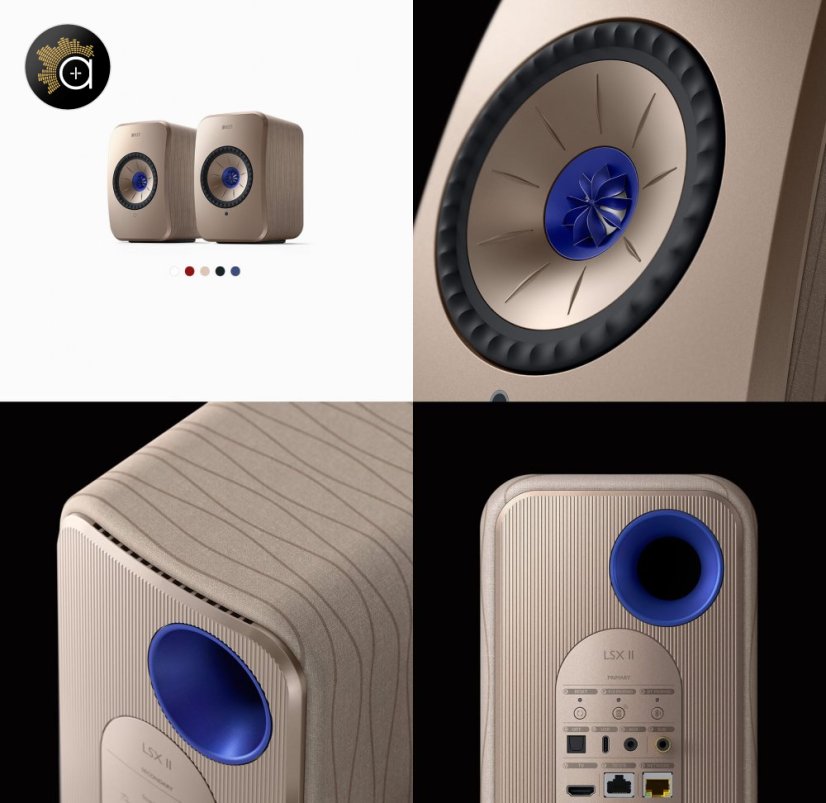 KEF LSX II - druhá generace aktivních reproduktorů v novém designu a vylepšeným zvukem