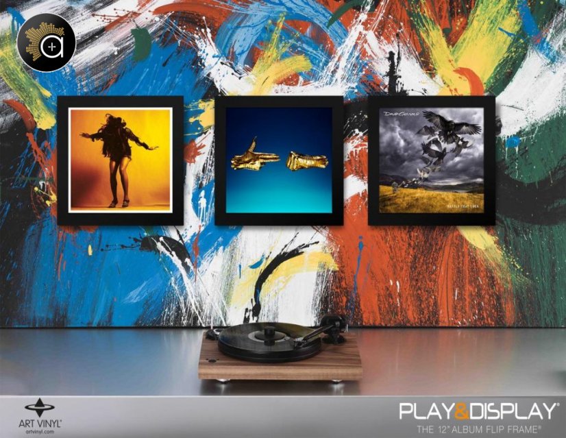 Art Vinyl Play & Display 12" LP Flip Frame