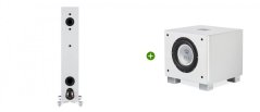 Set Monitor Audio Silver 200 7G (černá, vysoký lesk) + REL T/7x(Bílá, vysoký lesk)