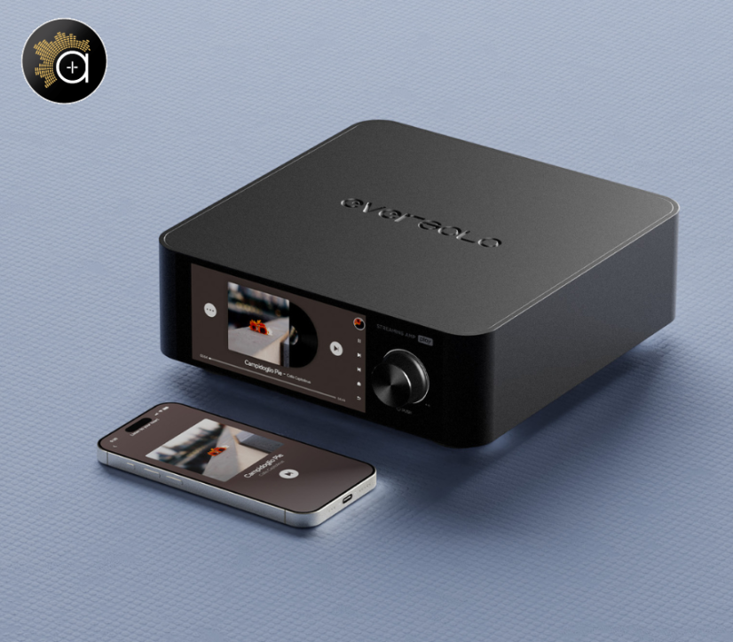 Eversolo Play CD - zesilovač se streamerem a 5,5" dotykovým displayem a CD přehrávačem