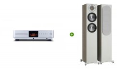 Set Audiolab Omnia (stříbrná) + Monitor Audio Bronze 200(Urban Grey)
