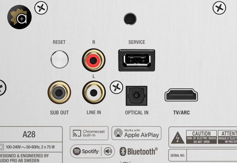 Audio Pro A28 - aktívne reproduktory s podporou AirPlay 2 a Google Cast